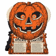 Vintage Jack-O-Lantern Fortune Wheel