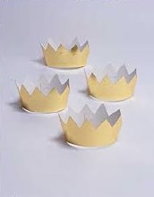 Mini Foil Crowns ~ 6 Pack