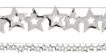 Garland Silver Stars Confetti