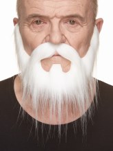 Beard Scruffy White