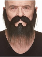 Scruffy Beard Black