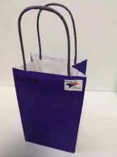 Craft Bag 5x8in Purple 12ct