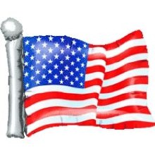 MYLR OS American Flag 32"