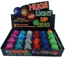 Ring Light Up Jumbo Asst