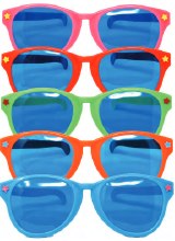 Glasses Clown Oversize Asst