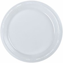 Clear 10" Plastic Plates 20ct