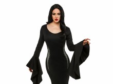 Morticia Addams Dress L