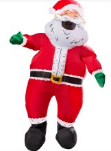 Santa Suit Inflatable Adult OS