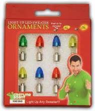 Light Up Sweater Ornaments