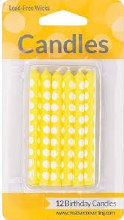 Candles Polka Dot Mimosa 12ct