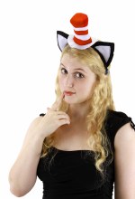 Cat in the Hat Headband w/Ears