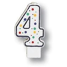 Candle 4 Polka Dots