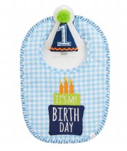 Cake Smasher Set Blue Gingham