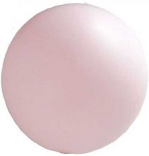 Pink, Pastel Matte Spheroid Mylar Helium Balloon • 10in.