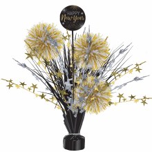 NYE Tinsel Burst Centerpiece