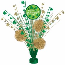 St PatsTinsel Burst Cntrpiece