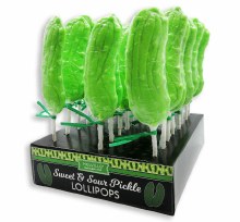 Melville Sour Pickle Lollipops