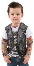 Faux Real Biker Tat Rmpr Kids 12-18M