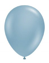 11in. Solid Blue Slate Latex Helium Balloon