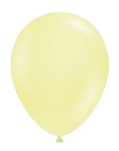 11in. Solid Yellow Lemonade Latex Helium Balloon