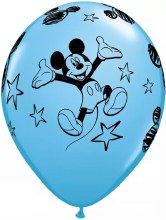 Mickey Mouse, Blue • 11in. Latex Helium Balloon