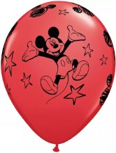 Mickey Mouse, Red • 11in. Latex Helium Balloon