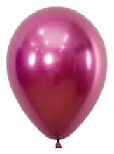 11in. Solid Reflex Fuchsia Latex Helium Balloon