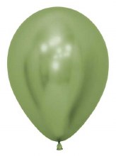 11in. Solid Reflex Lime Green Latex Helium Balloon