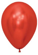 11in. Solid Reflex Red Latex Helium Balloon