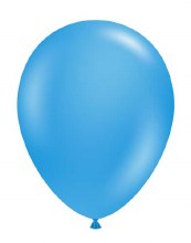 11in. Solid Blue Primary Latex Helium Balloon