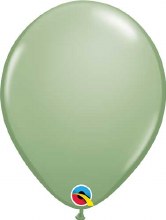 11in. Solid Green Cactus Sage Latex Helium Balloon