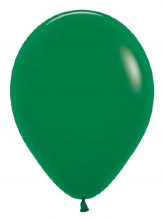 11in. Solid Green Forest Latex Helium Balloon