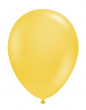 11in. Solid Yellow Goldenrod Latex Helium Balloon