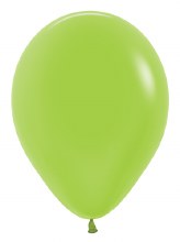 11" Solid Latex Helium Balloon • Green Neon