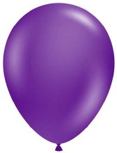 11" Solid Latex Helium Balloon • Purple, Plum
