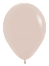 11in. Solid Neutral White Sand Latex Helium Balloon