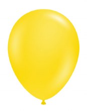 11in. Solid Yellow Latex Helium Balloon