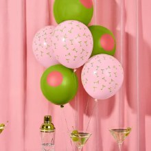 Balloon Martini Latex 6 Pack