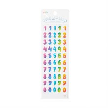 Sticker Sheets Rnbw Numbers