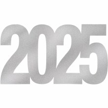 2025 Jumbo Glitter Cutout Svr