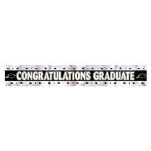 Banner Foil Grad Black/Silver