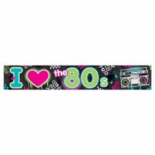 Totally 80's Banner Foil 25ft