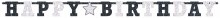 Banner Happy Birthday Black/White
