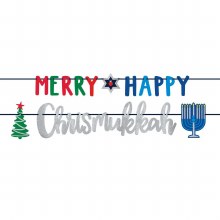 Merry Happy Chrismukkah Banner