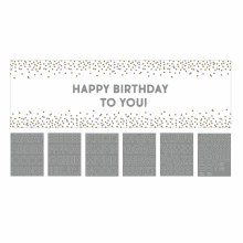 Banner Silver & Gold  Custom