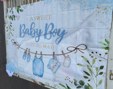 Backdrop Banner Baby Boy 4x6'