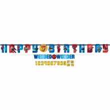 Spiderman Webbed Wonder Jumbo Letter Banner Kit