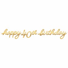 Golden Age Banner 40th Bday