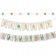 Soft Jungle Baby Banner Kit
