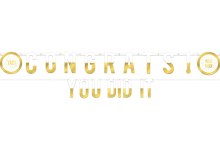 Banner Congrats You Did It G/W